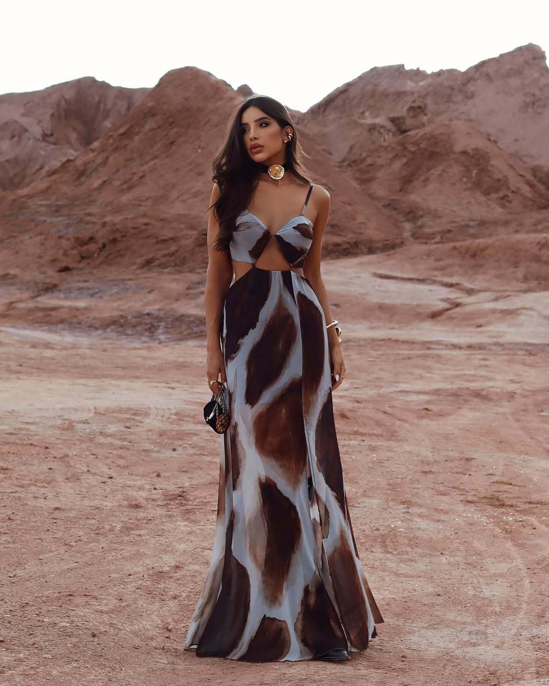 Savara Mirage Cut-Out Maxi Dress