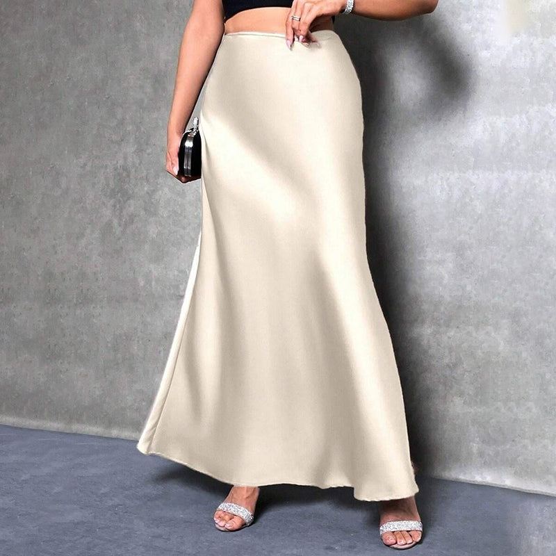 Savina Satin Maxi Skirt