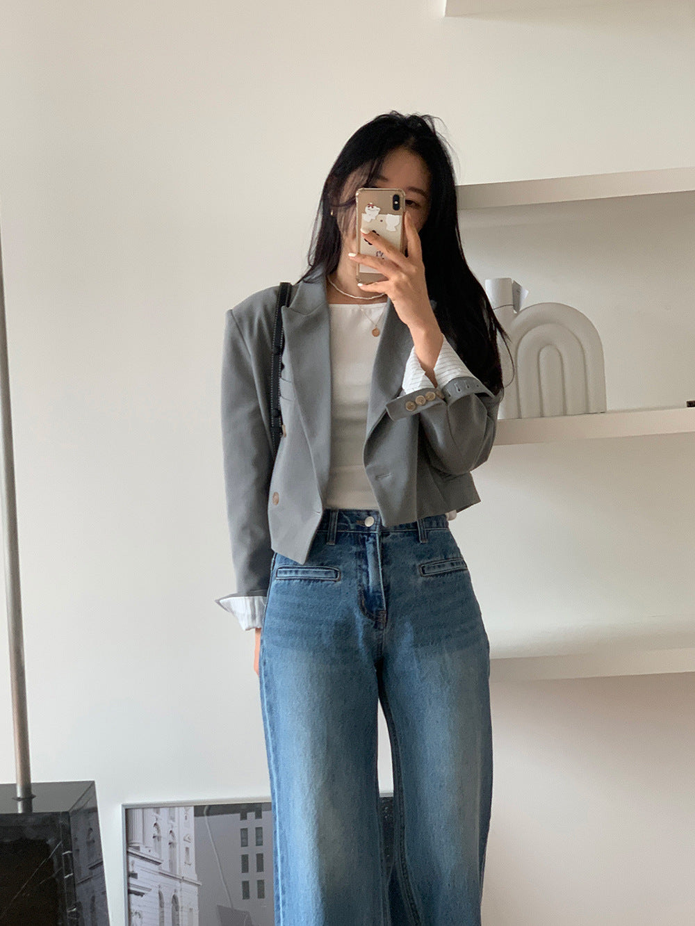 Reve High-Rise Wide Leg Jeans