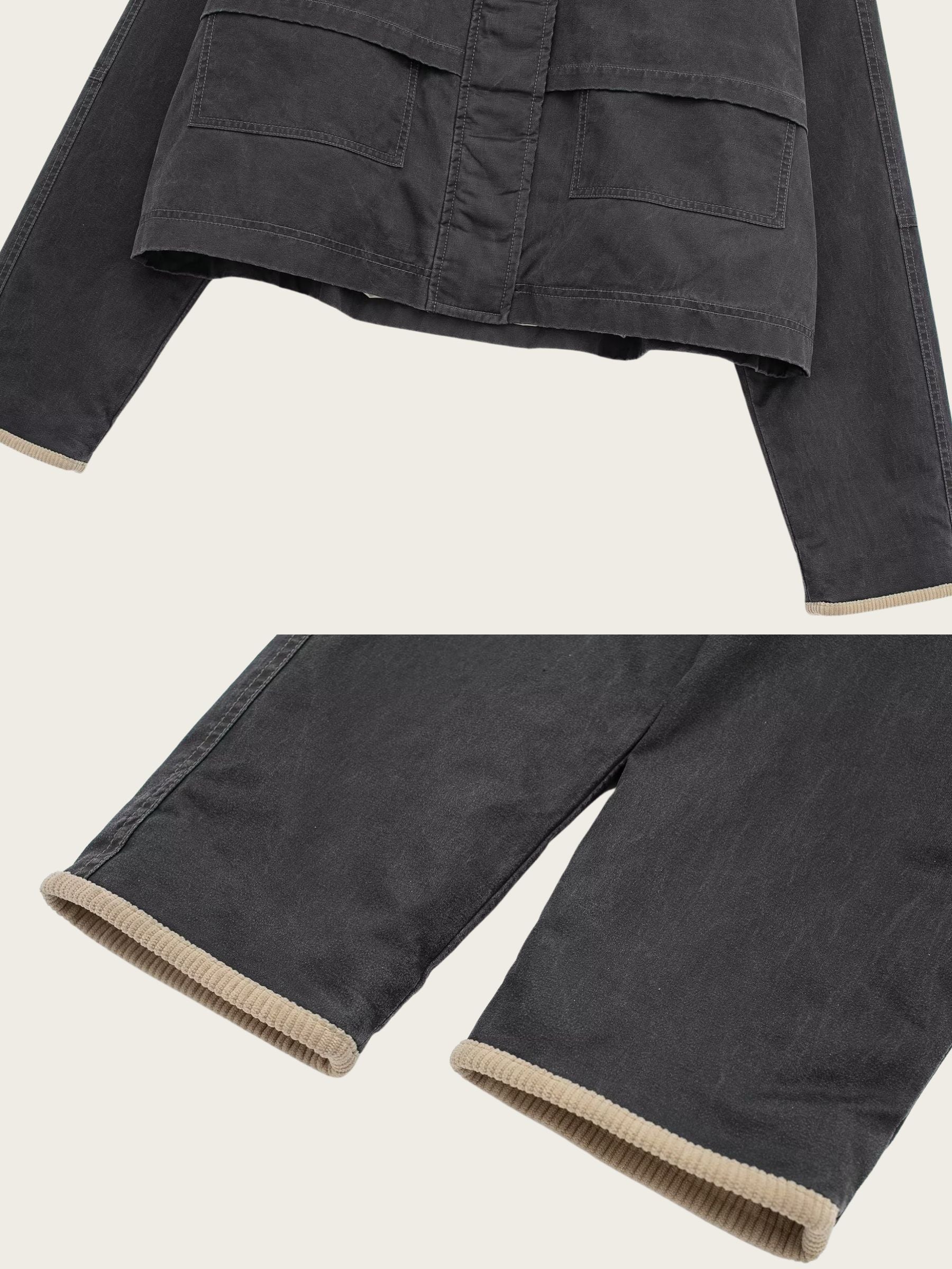 Westward Bound Cropped Utility Jacket