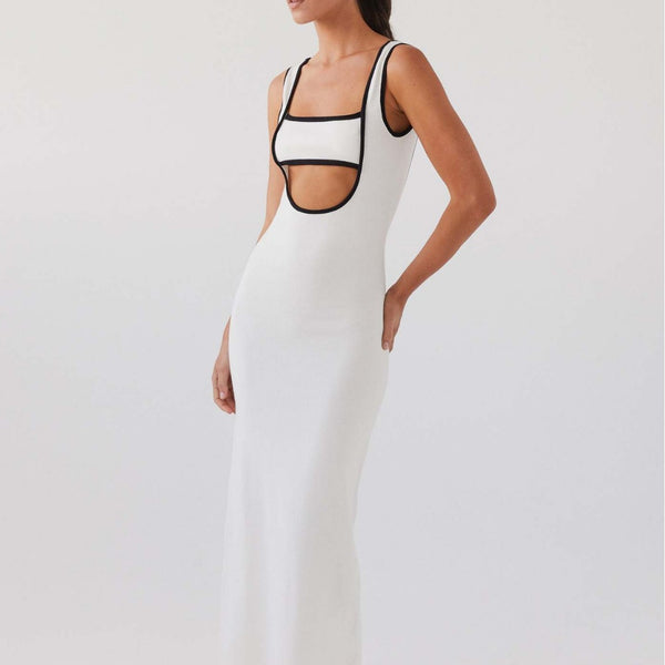 Outline Muse Contrast Maxi Dress