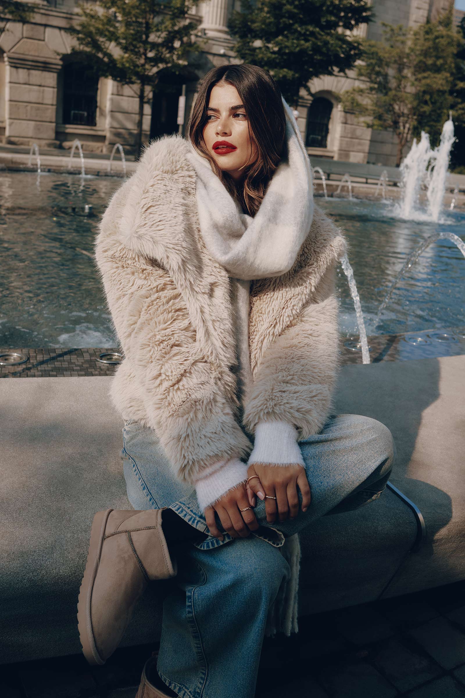 Soho Whisper Faux Fur Coat
