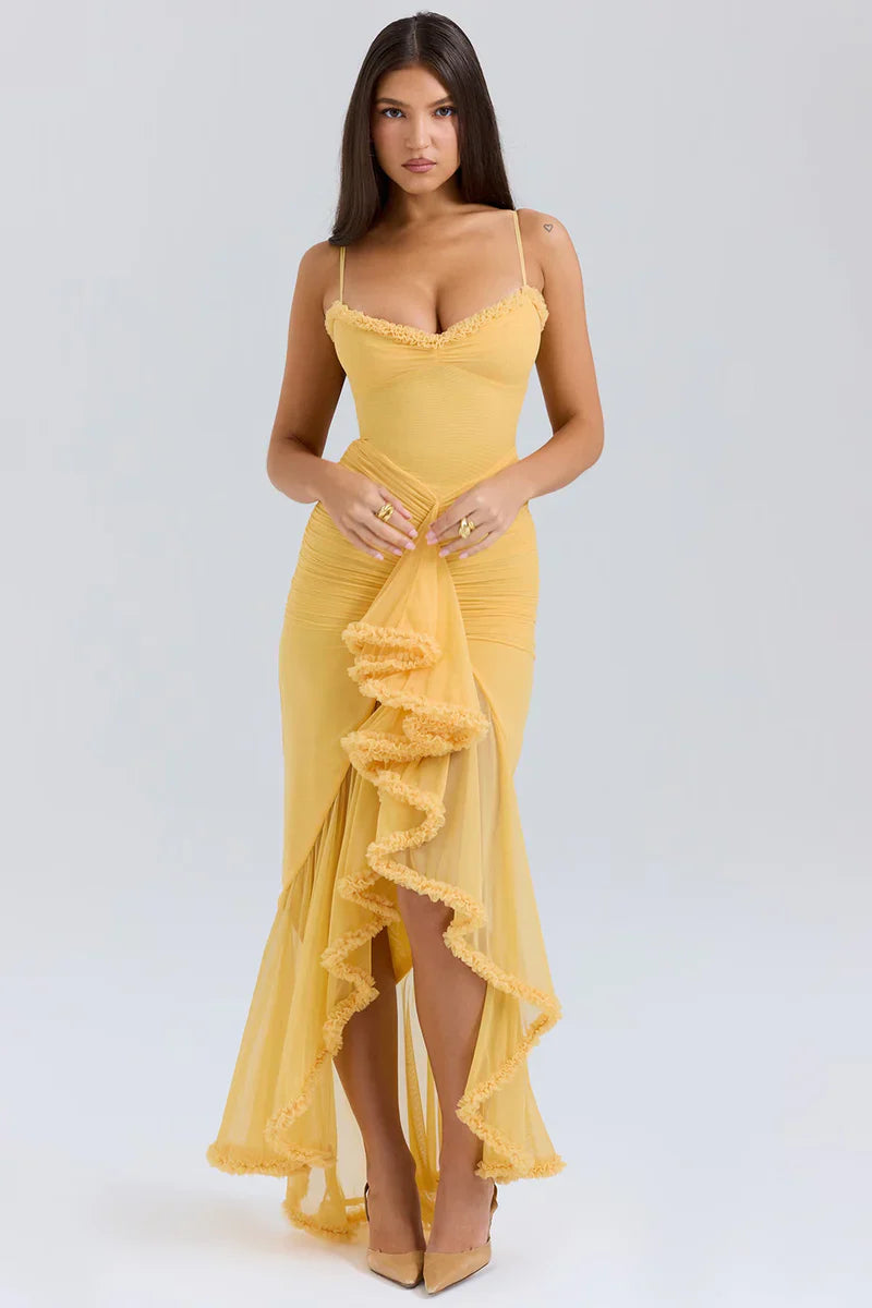 Marbella Ruffle Maxi Dress