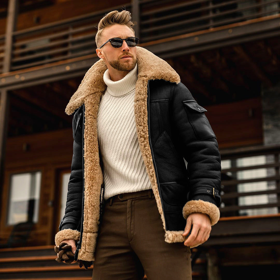 Kodiak Shearling Aviator Jacket