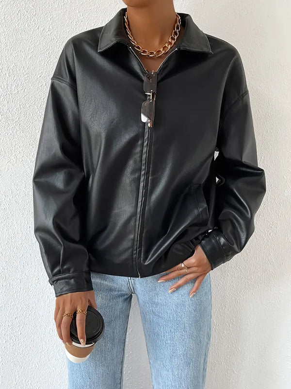 Revel Faux Leather Jacket