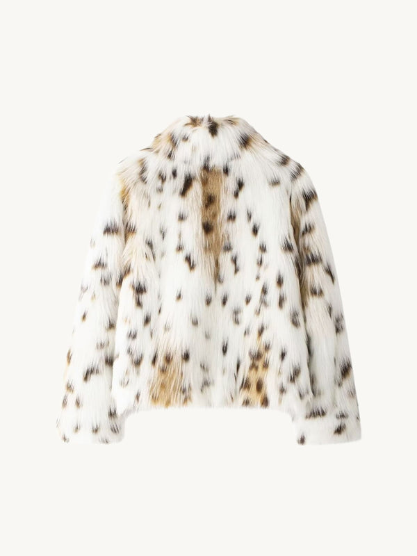 Savanna Spotted Faux Fur Jacket