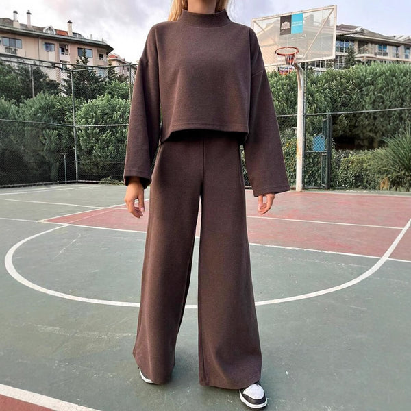Downtime Luxe Wide-Leg Lounge Set