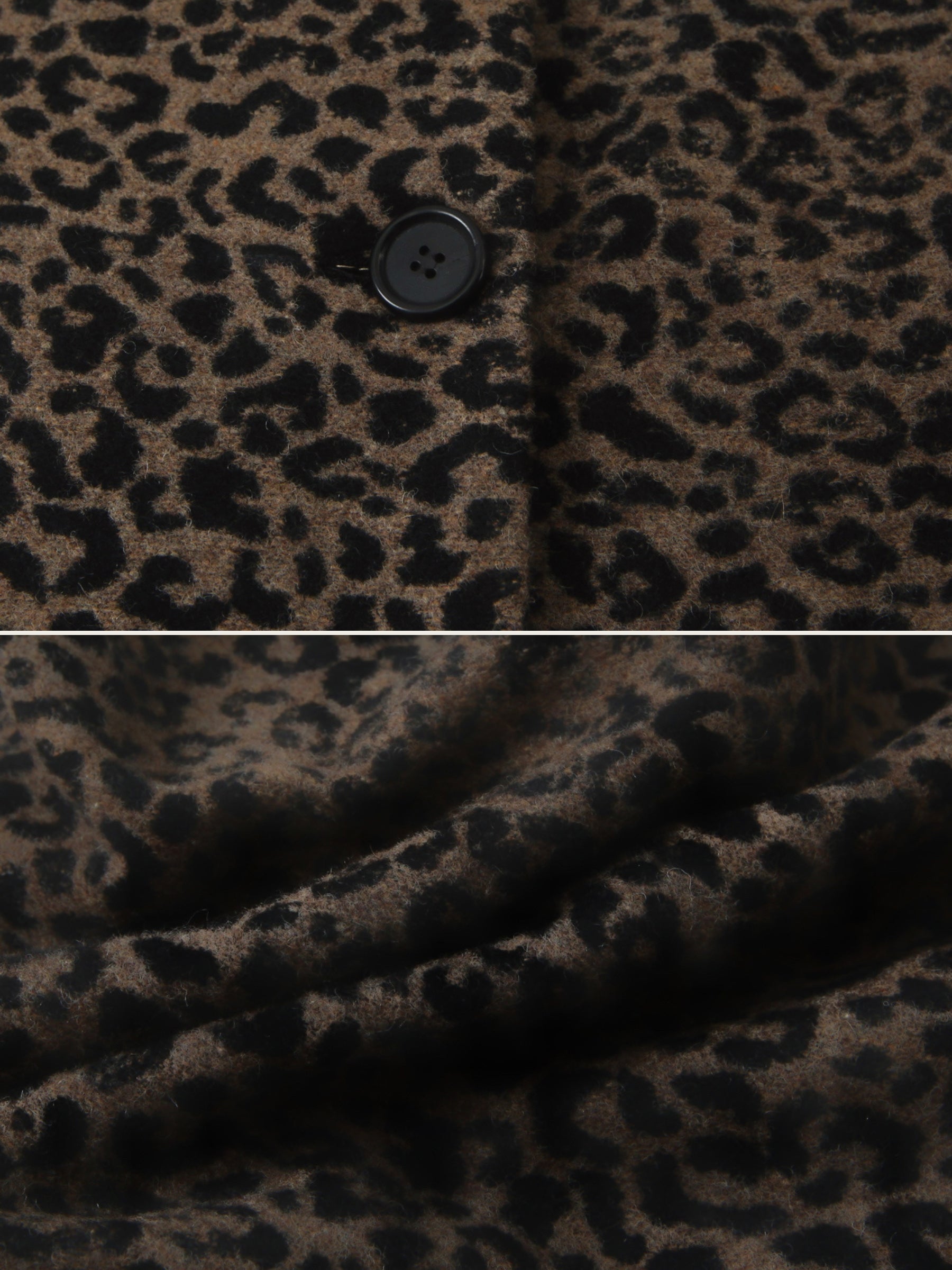 Savara Longline Leopard Coat