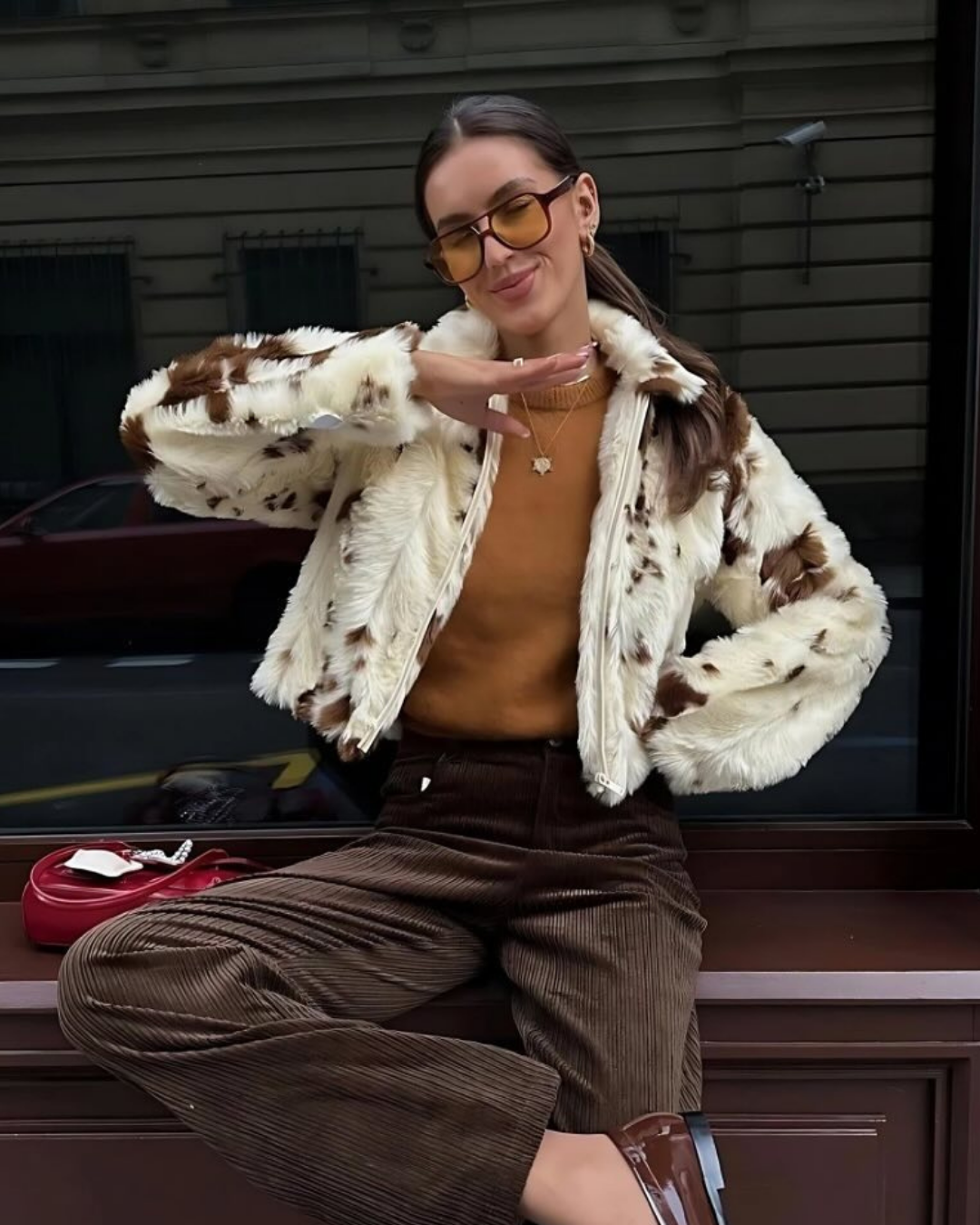 Dakota Faux Fur Zip Jacket