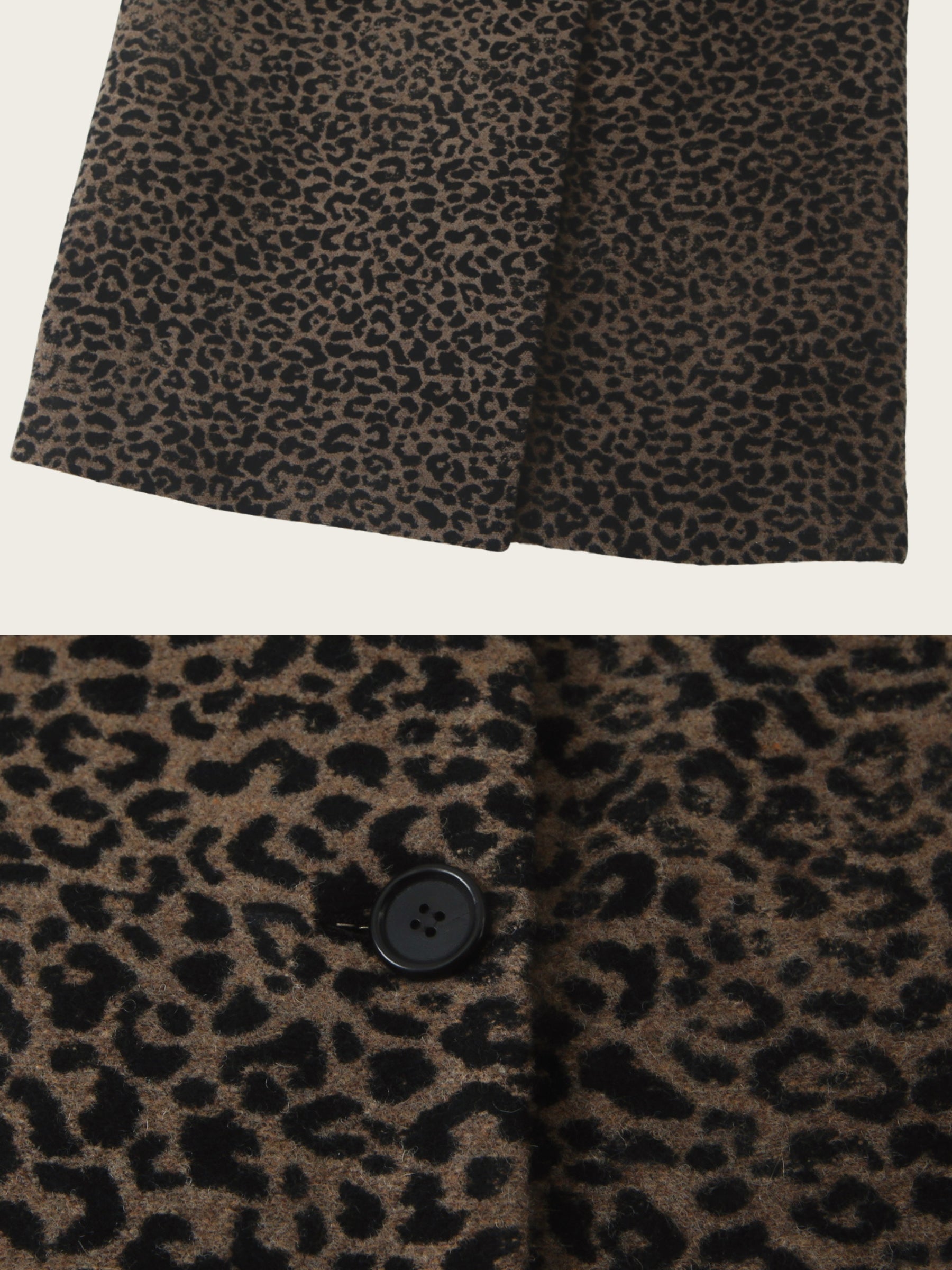 Savara Longline Leopard Coat