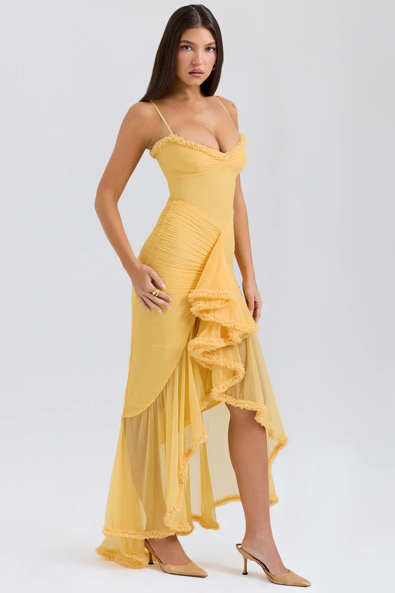 Marbella Ruffle Maxi Dress