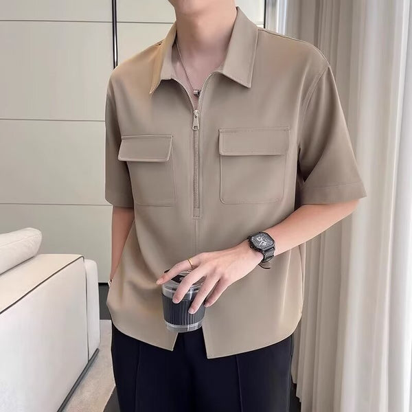 Crest Zip Utility Shirt