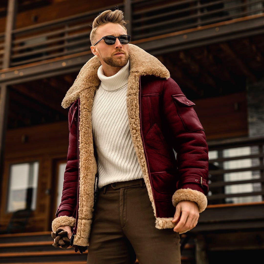 Kodiak Shearling Aviator Jacket