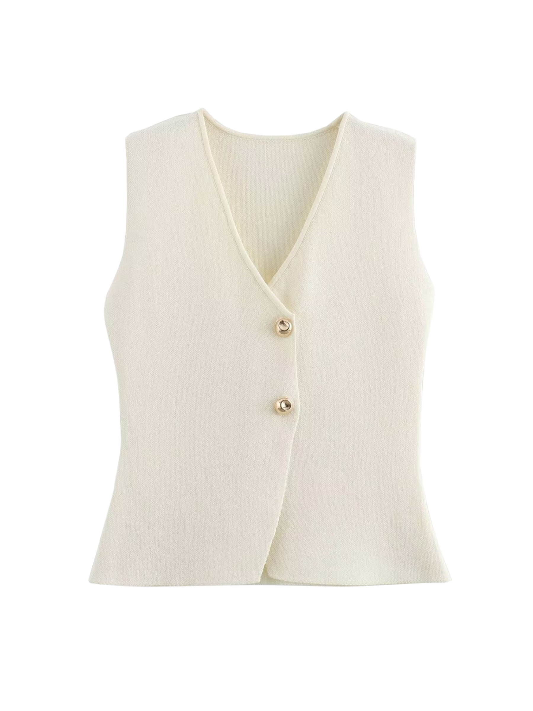 Saville Sculpted Button Vest