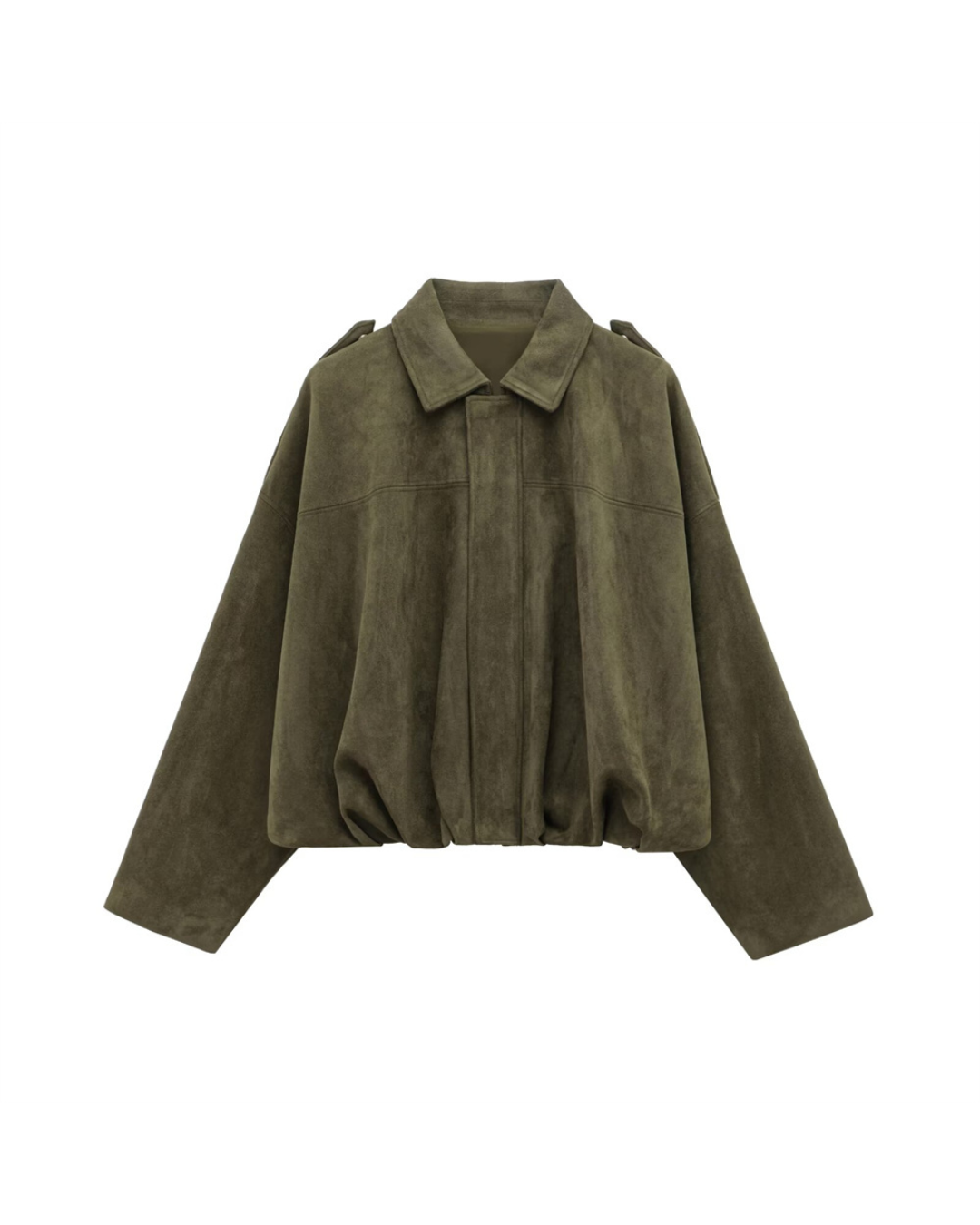 Sahara Suede Effect Bomber Jacket