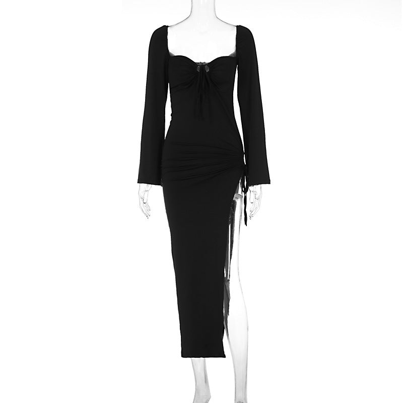 Nocturne Splitlace Maxi Dress