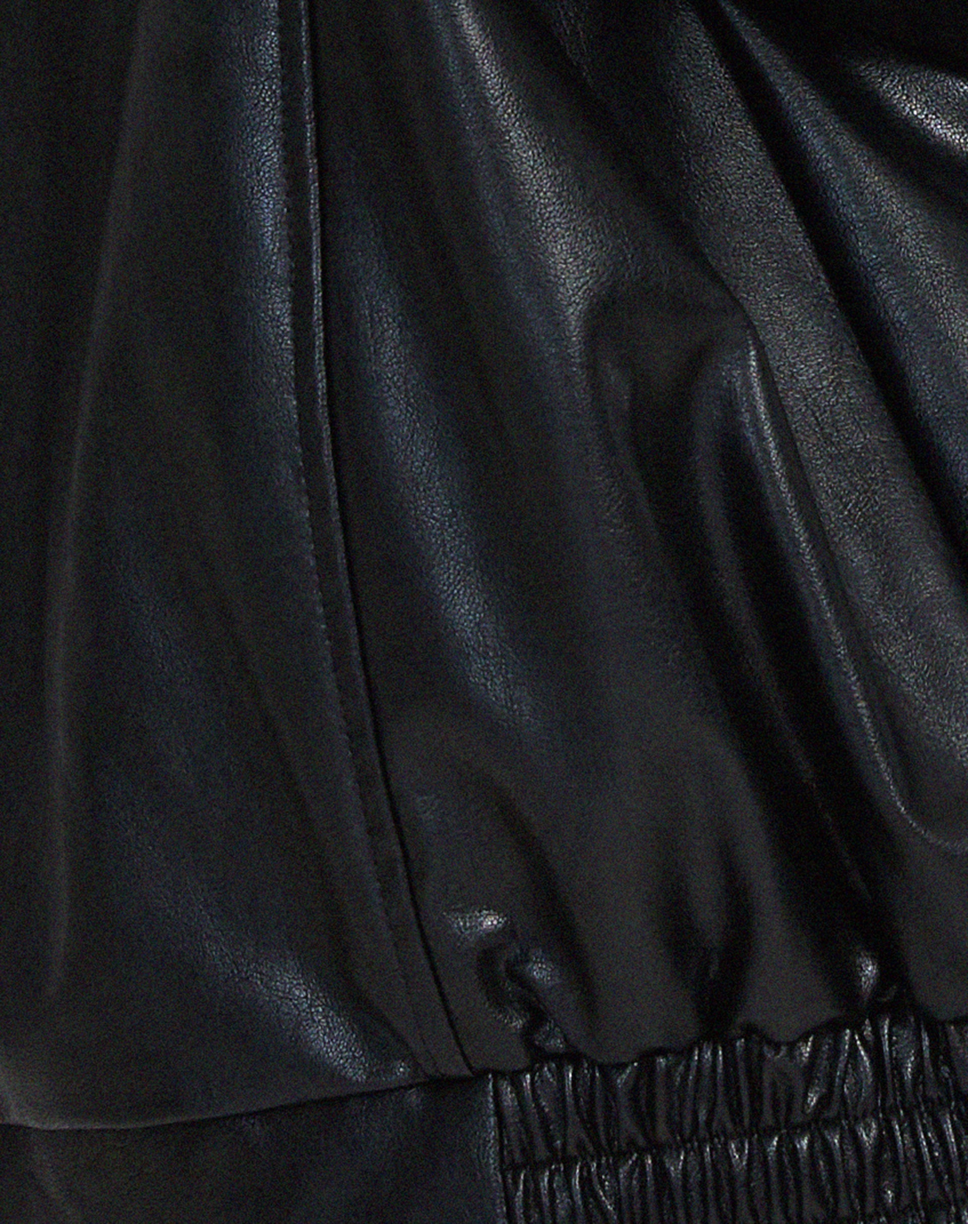 Harlin Oversized PU Zip Jacket