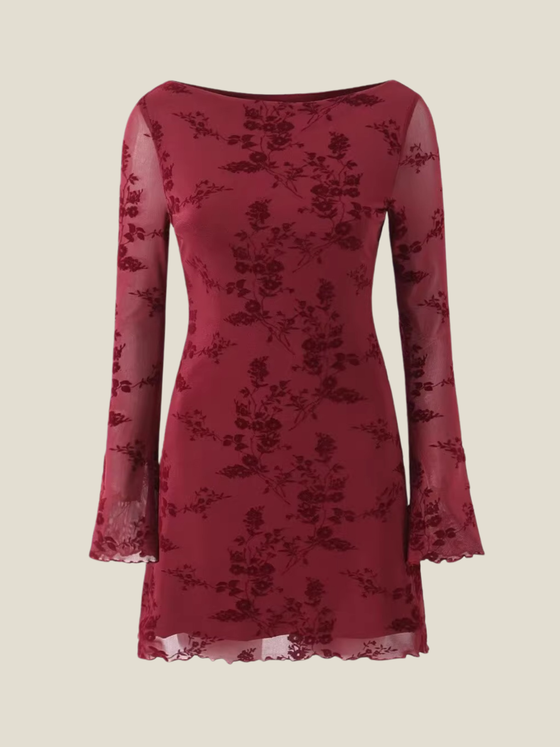 Seraphina Bloom Mesh Mini Dress