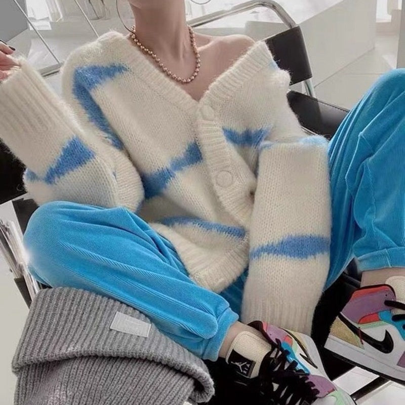Shadowstrike Oversized Knit Cardigan