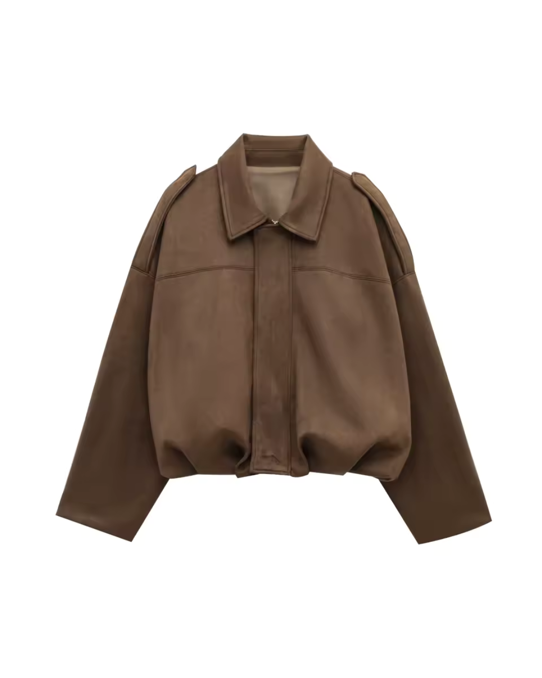 Sahara Suede Effect Bomber Jacket