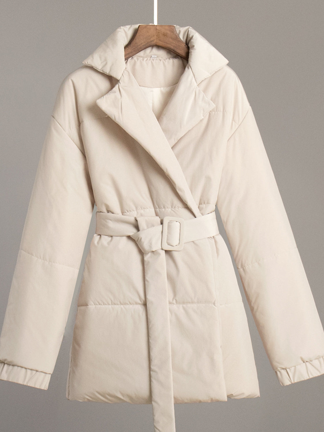 Cloudbound Belted Puffer Jacket