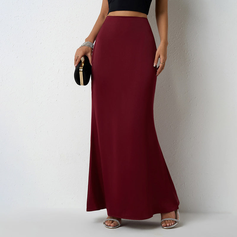 Savina Satin Maxi Skirt