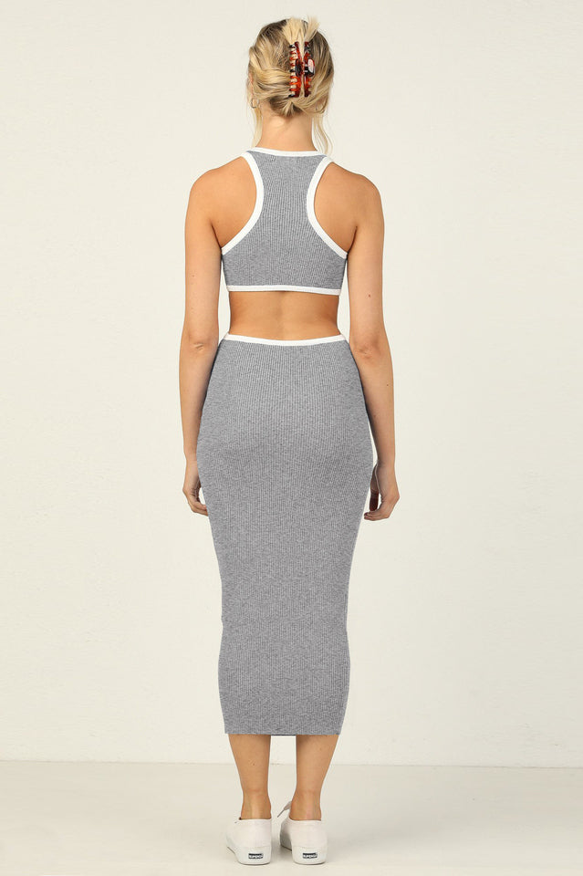 Luna Cut-Out Midi Dress