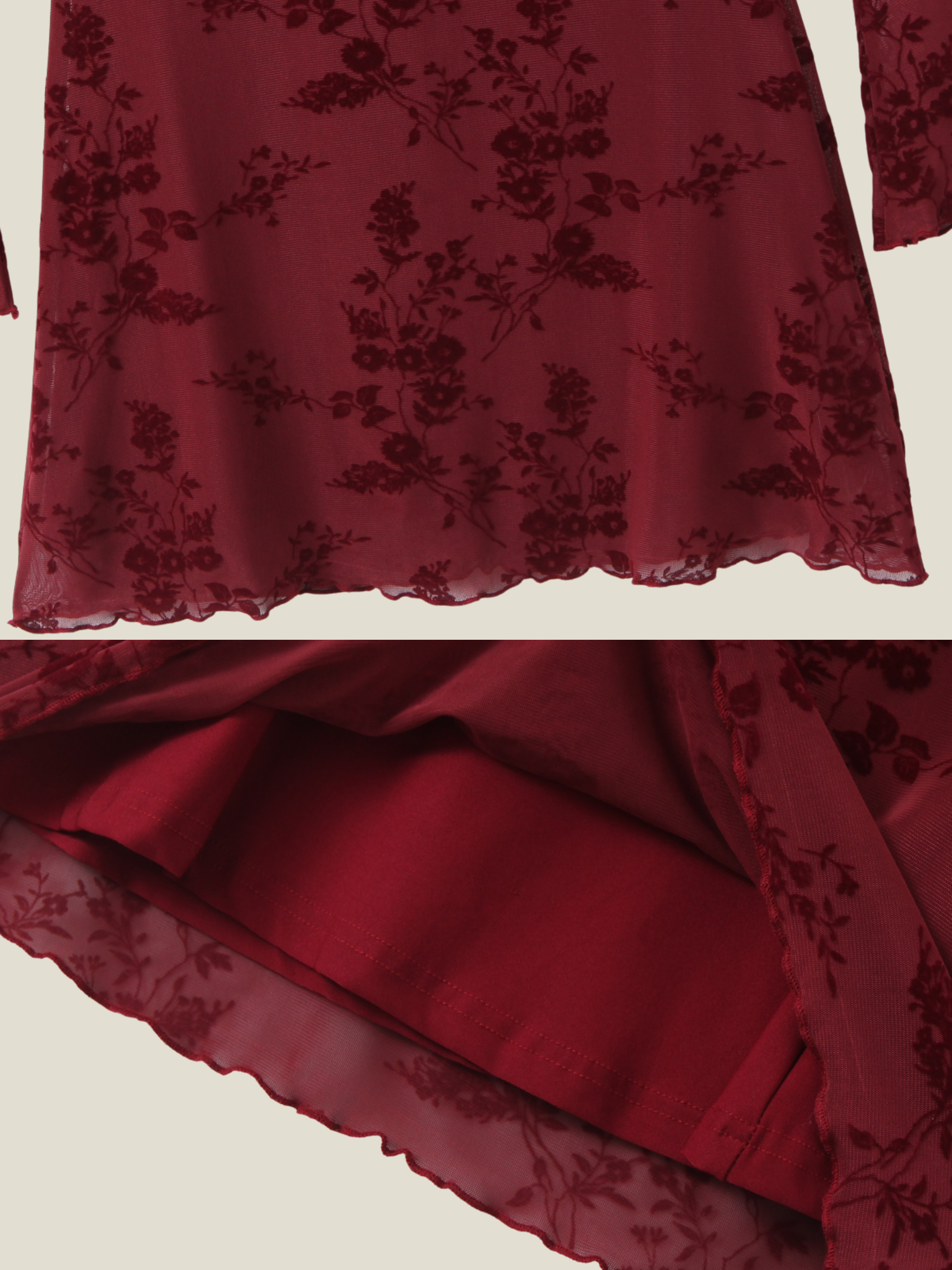 Seraphina Bloom Mesh Mini Dress