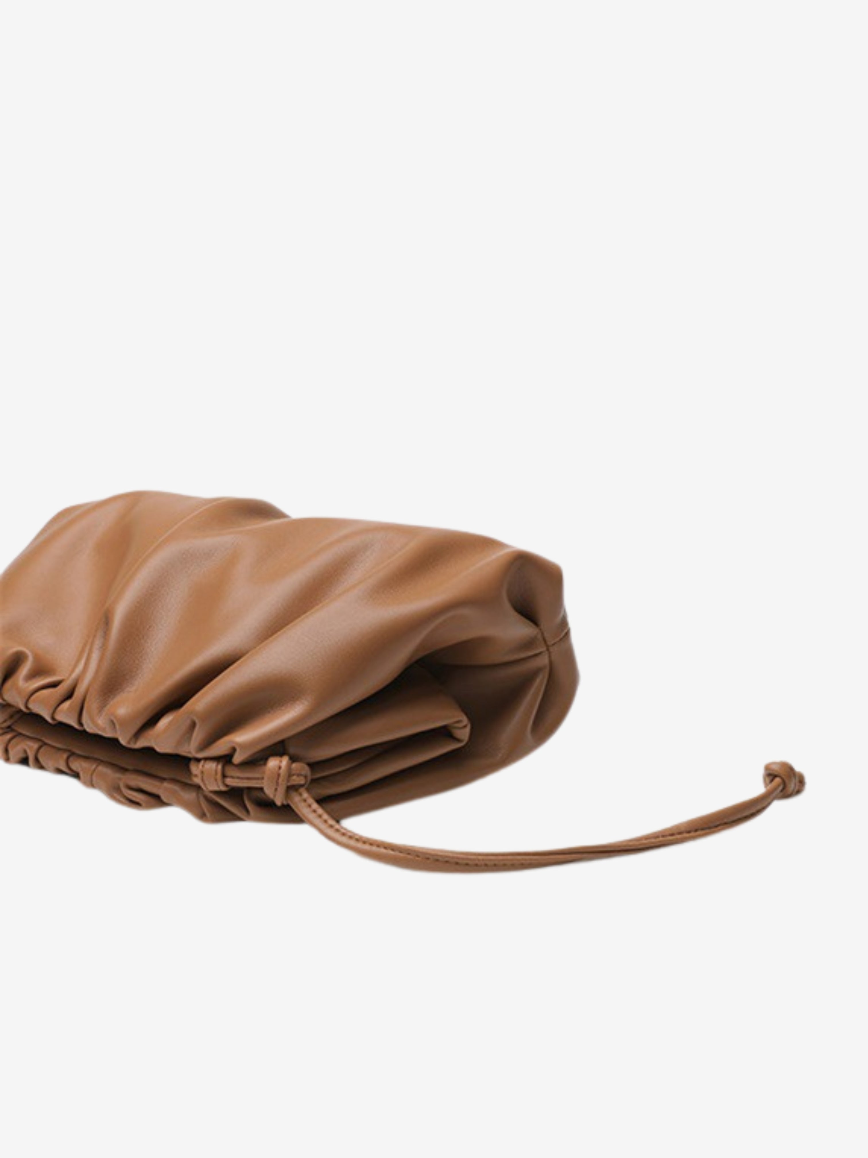 Vienna Ruched Drawstring Shoulder Bag