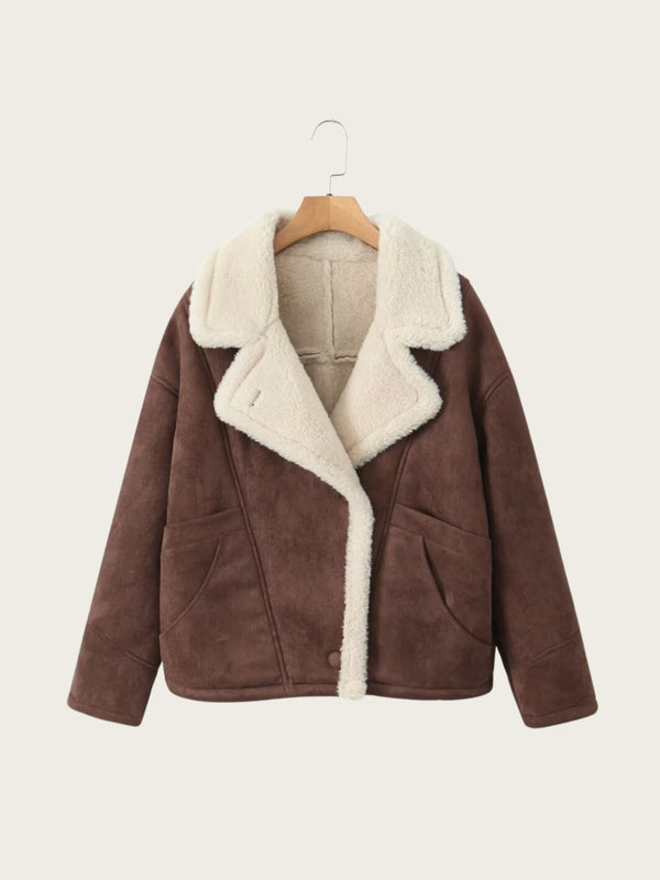 Elowyn Shearling Wrap Jacket