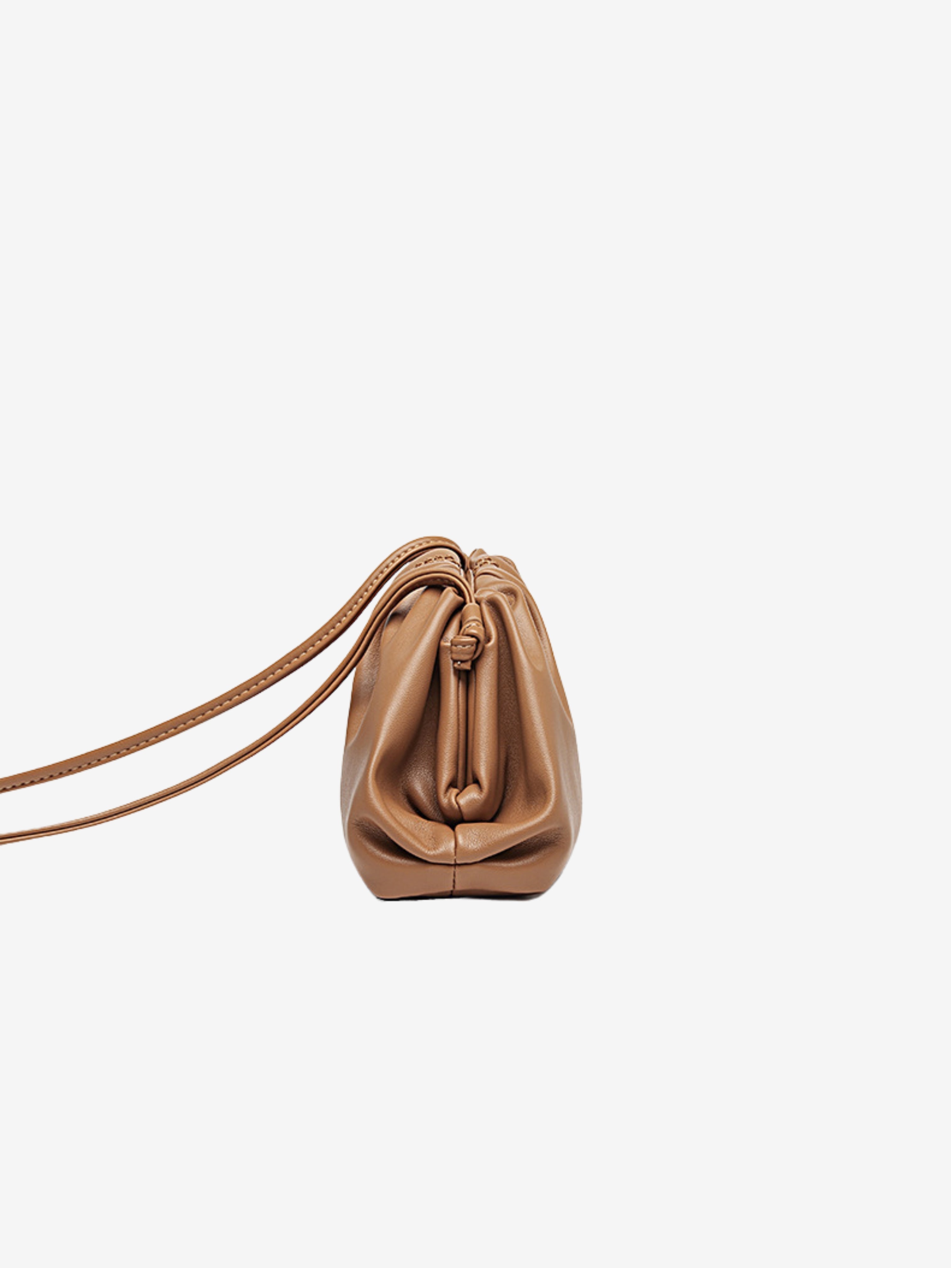 Vienna Ruched Drawstring Shoulder Bag