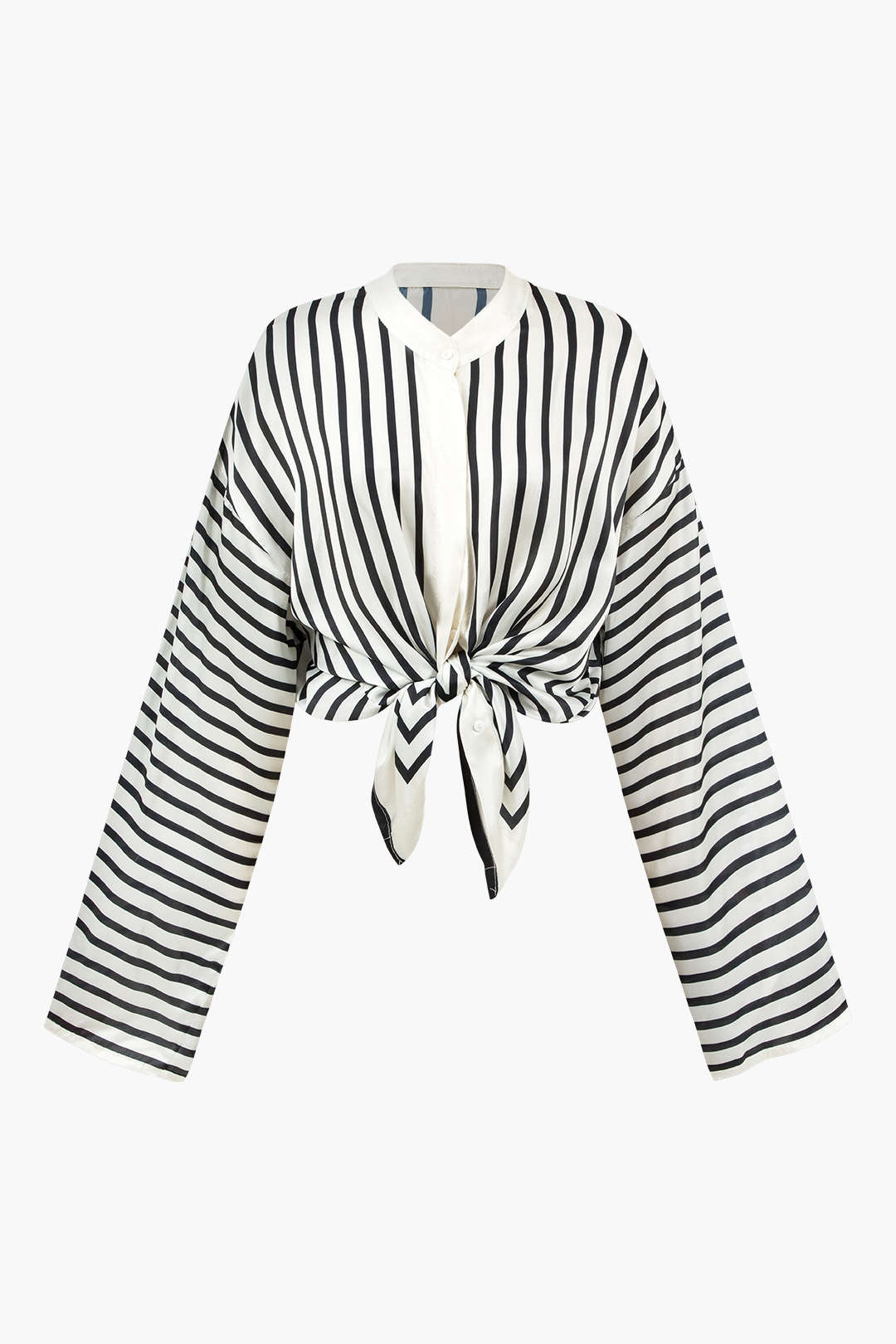 Luxe Satin Stripe Shirt