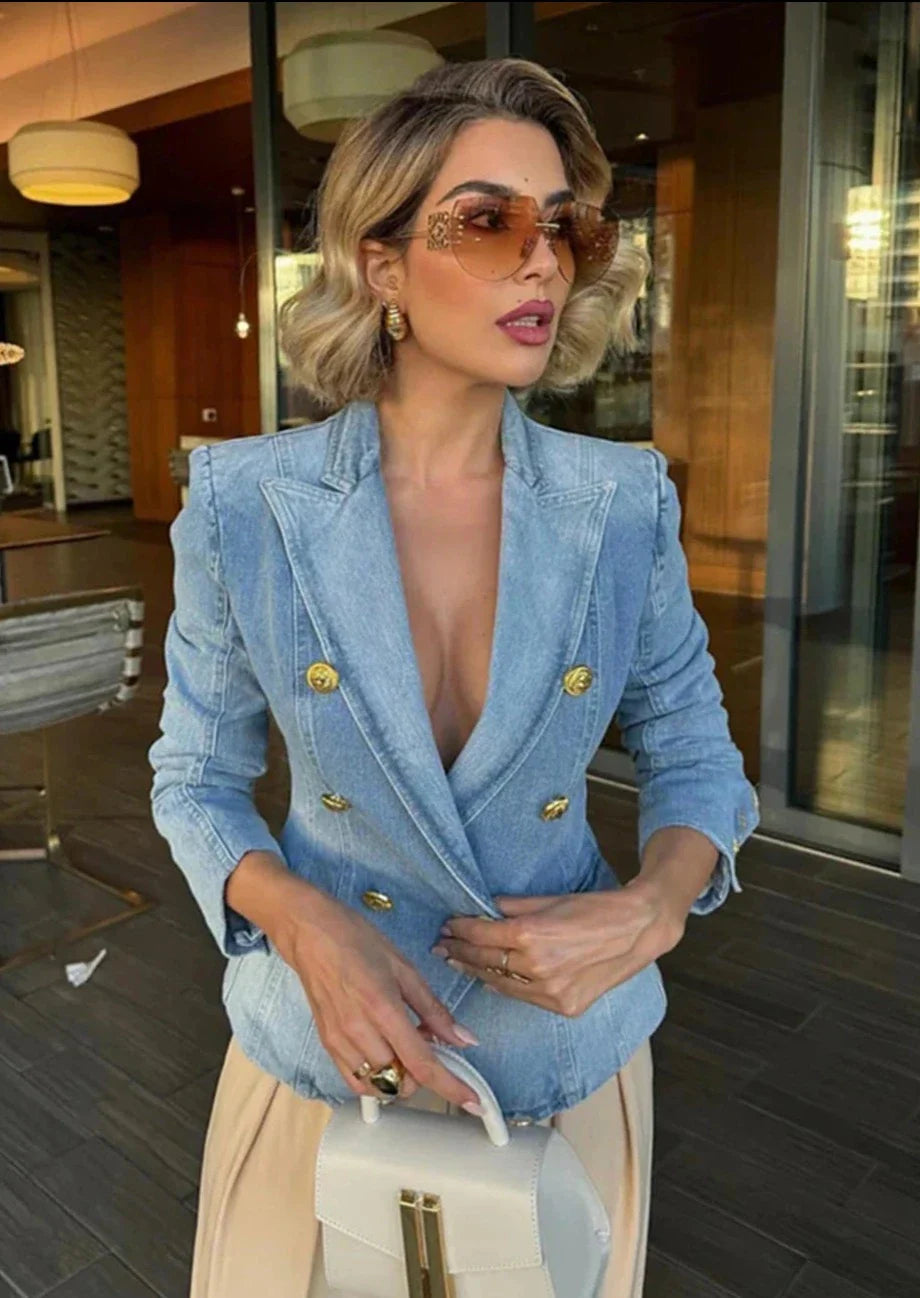 Palm Springs Denim Blazer