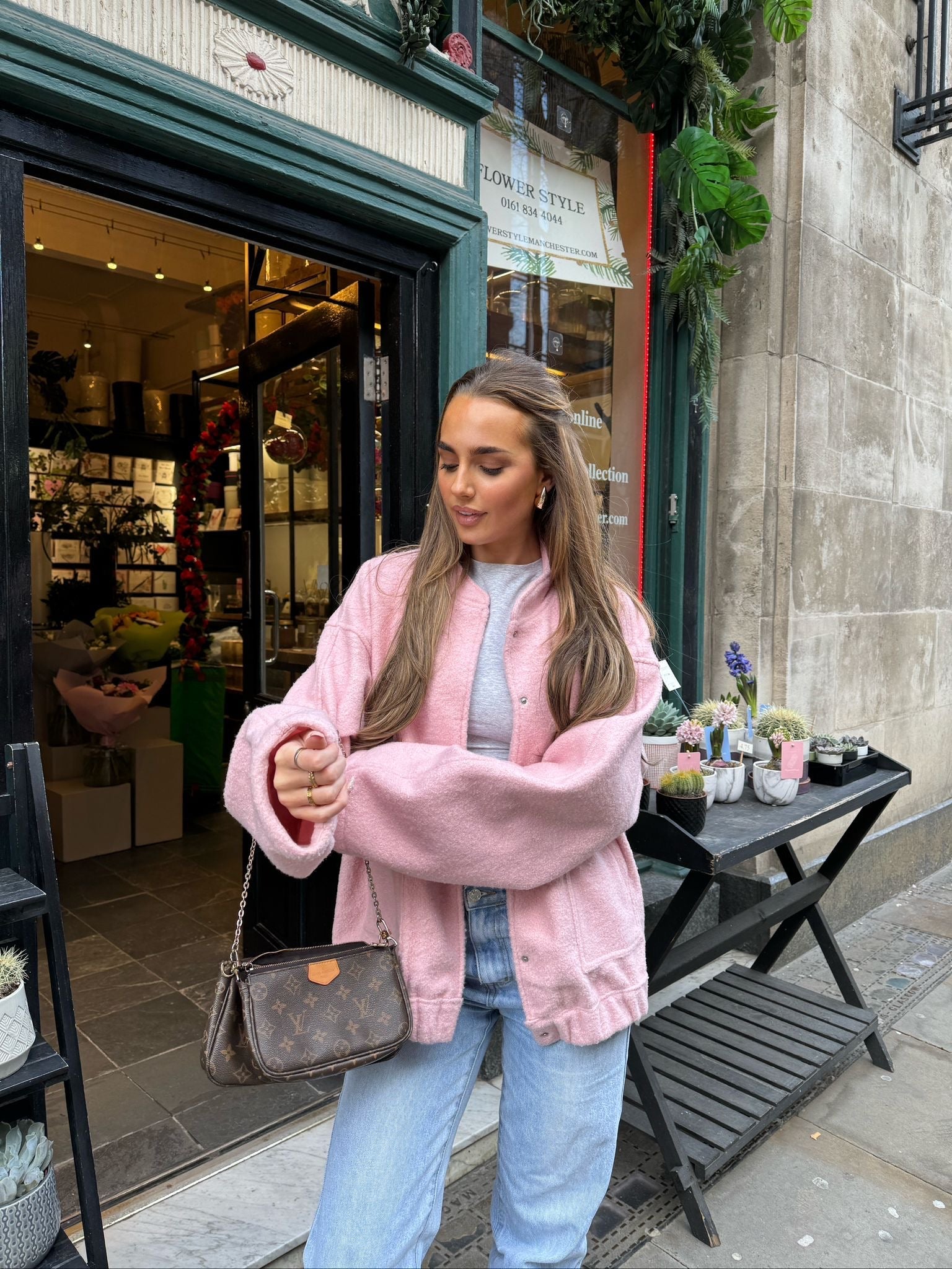 Paddington Plush Snap Front Jacket