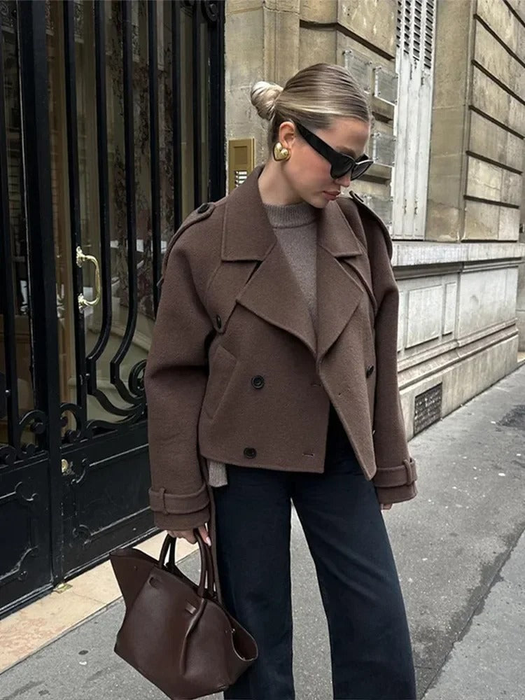 Lennox Cropped Wool Jacket