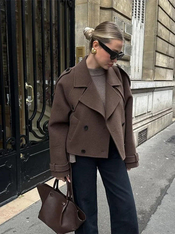 Lennox Cropped Wool Jacket