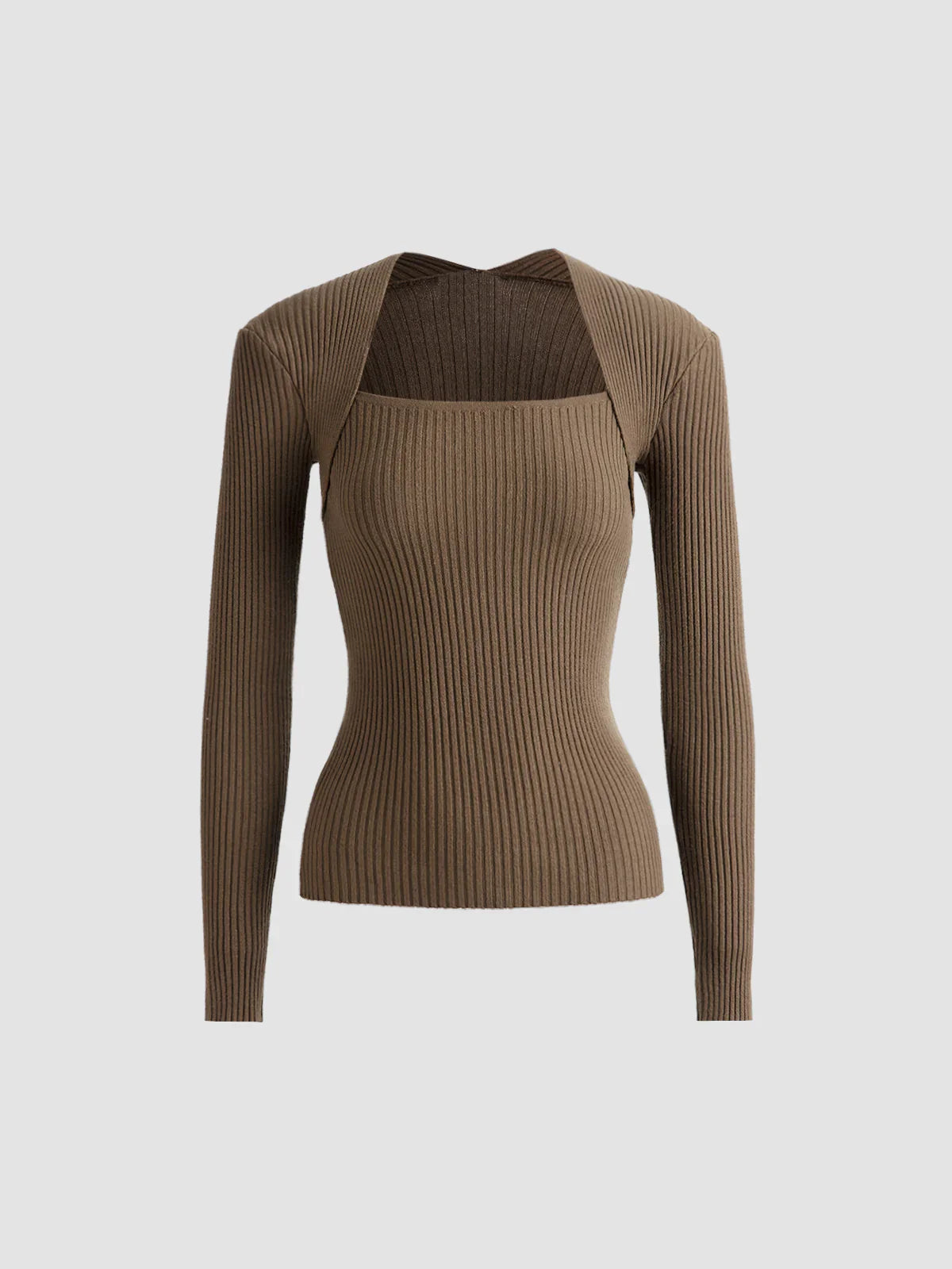 Arden Cut Out Ribbed Jumper
