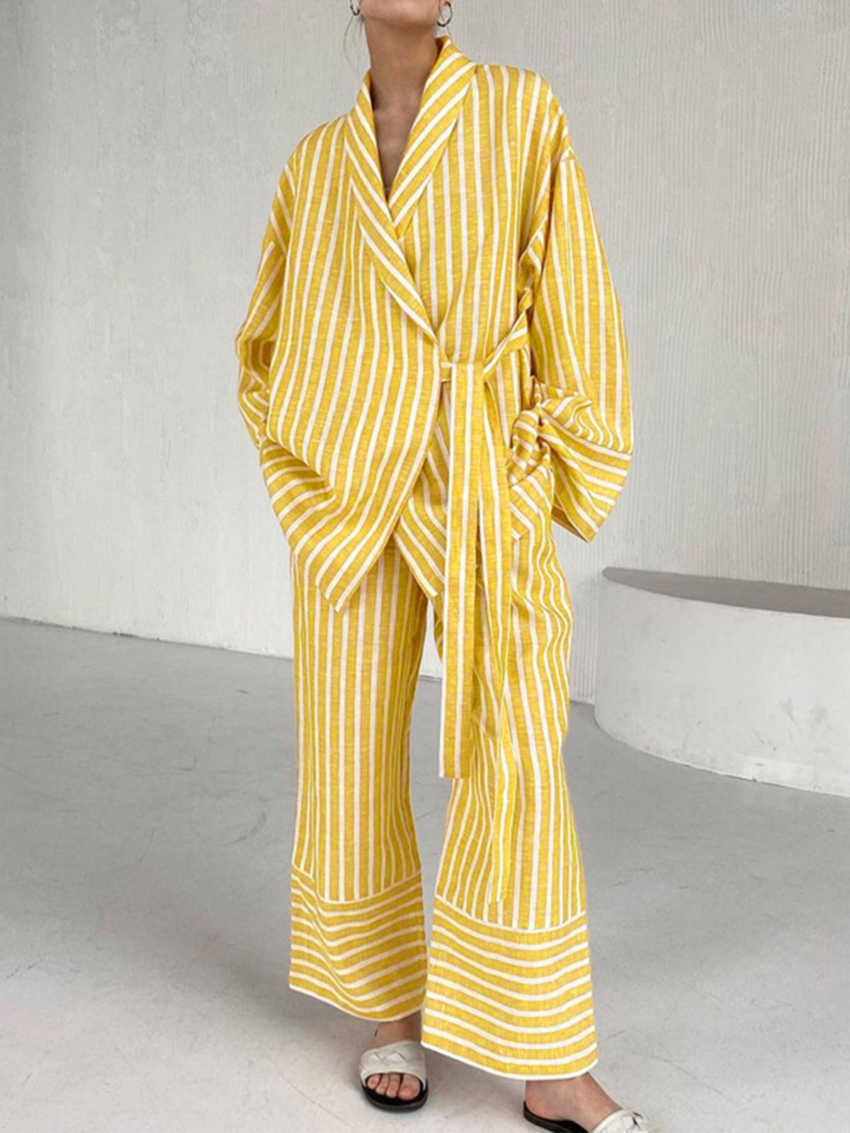 Limoncello Lounge Stripe Set
