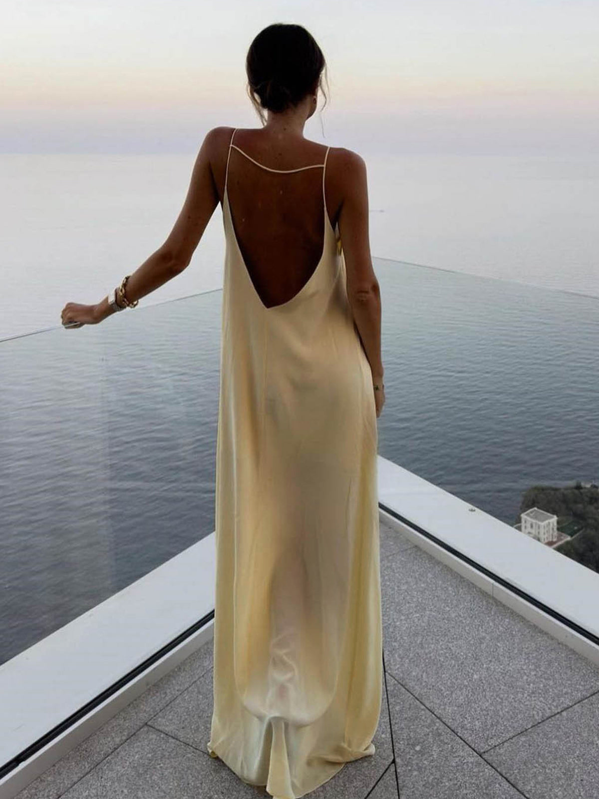 Golden Hour Serenity Maxi Dress