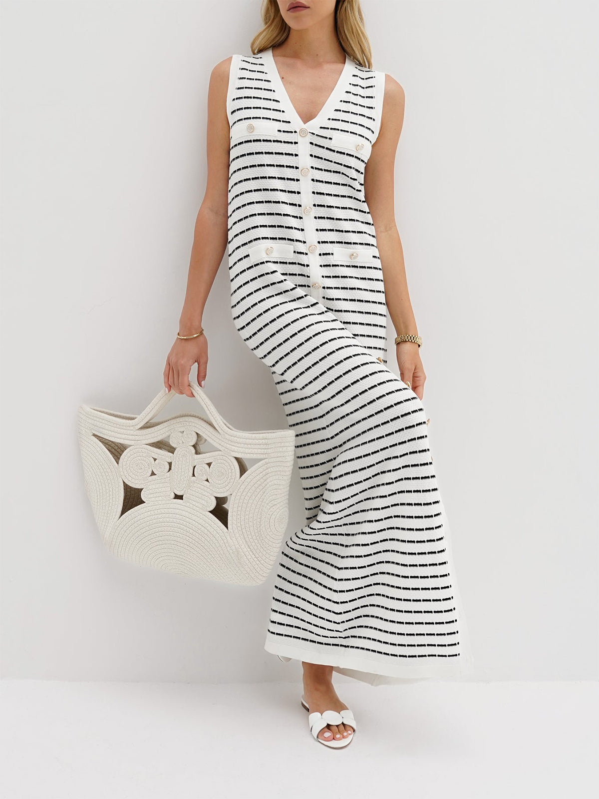 Saint Tropez Knit Maxi Dress