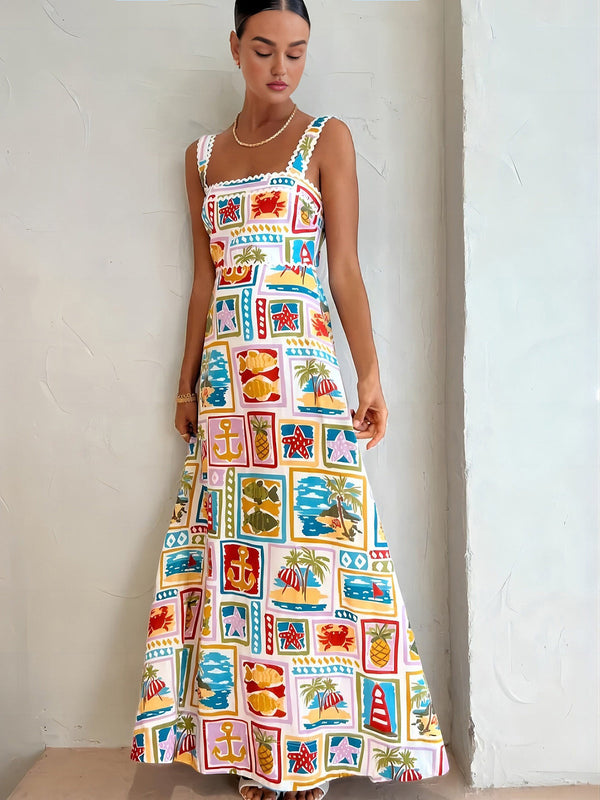 Coral Cove Maxi Dress