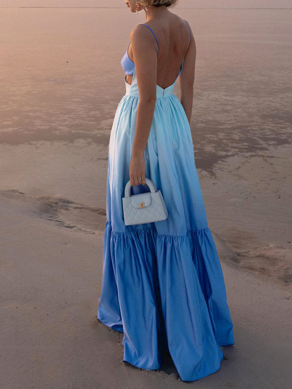Azure Dream Maxi Dress