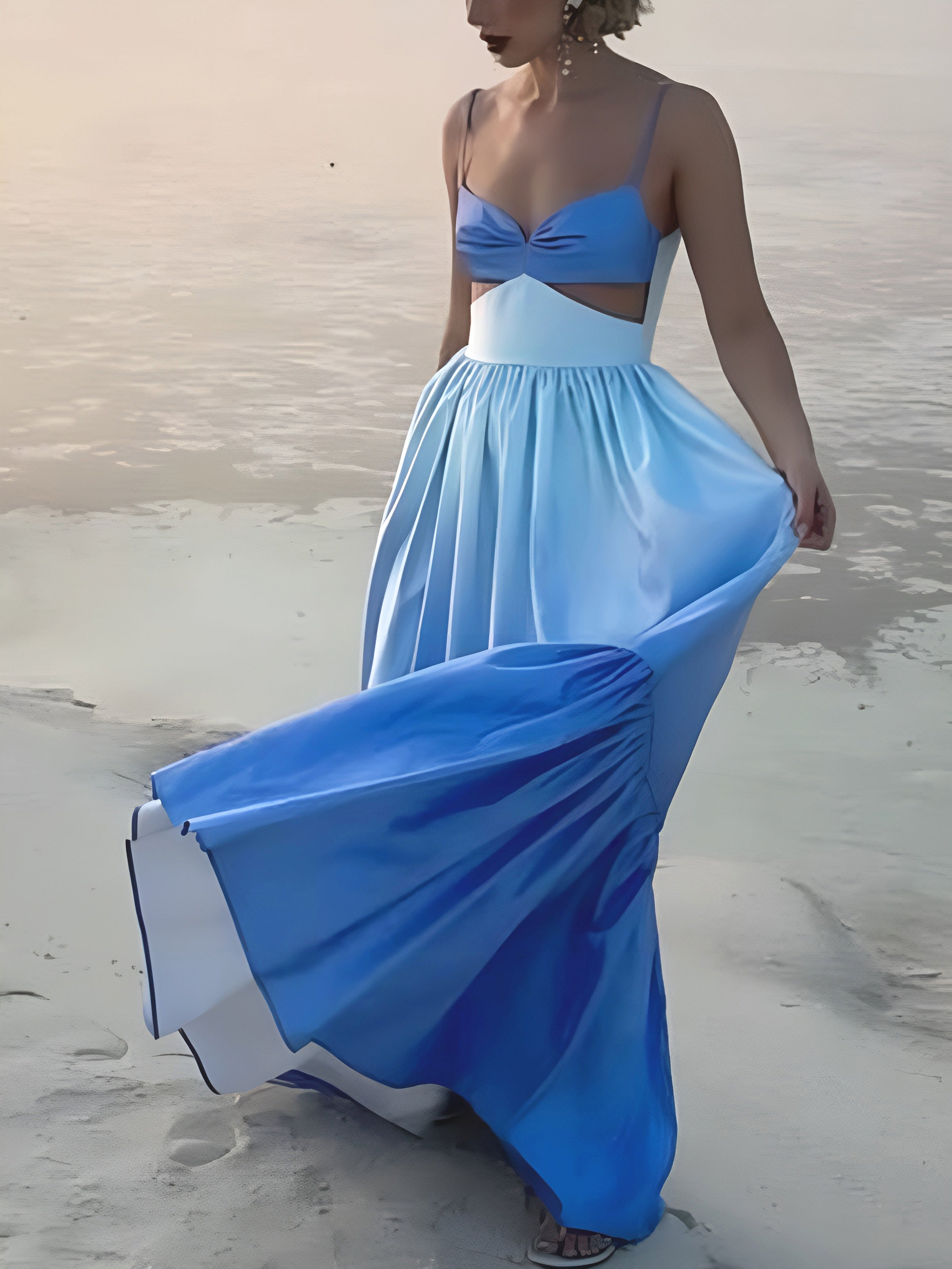 Azure Dream Maxi Dress