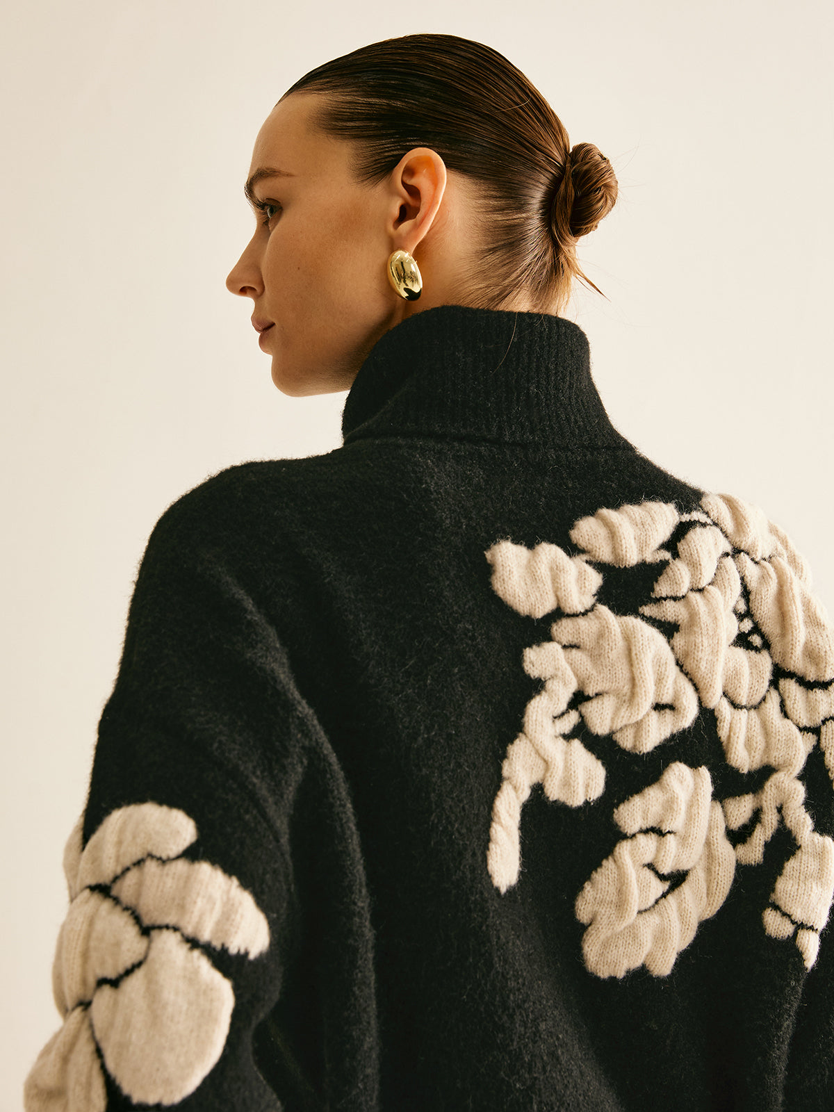 Lily Luxe Floral Knit Sweater