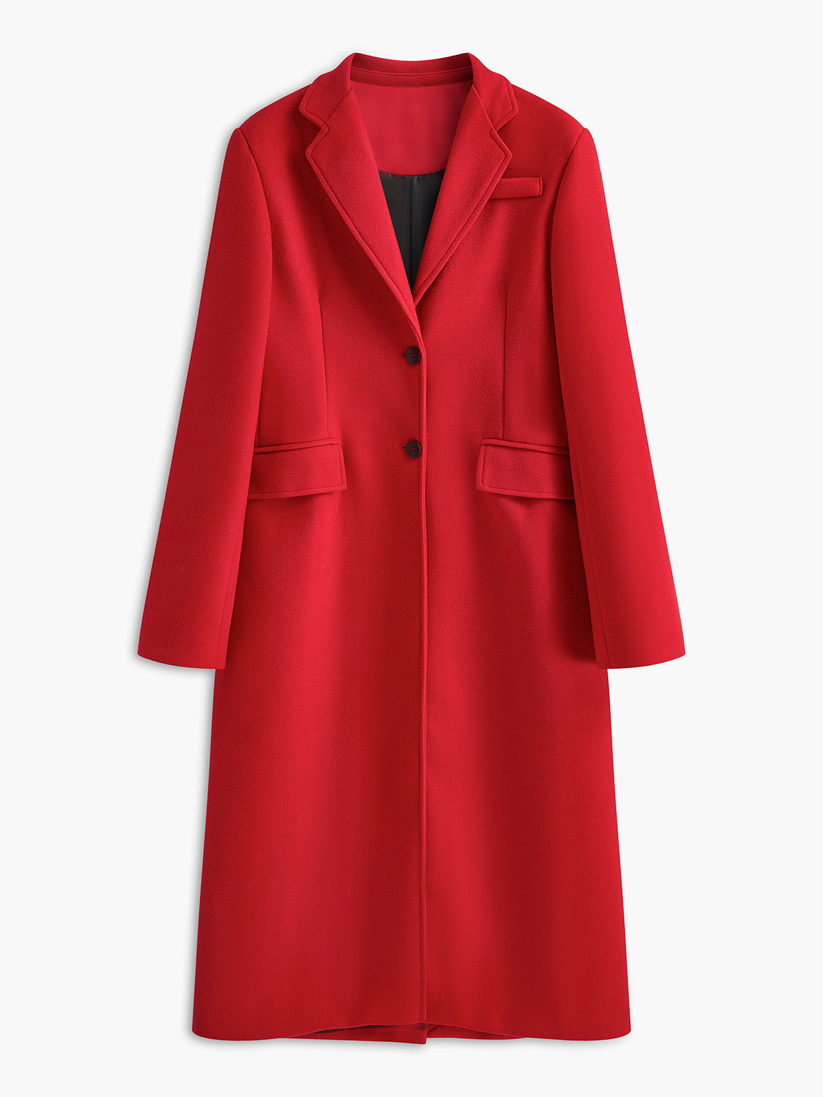 Scarlett Grace Longline Wool Coat