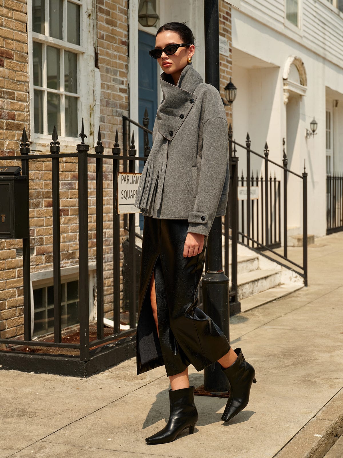 Metropolitan Wrap Coat