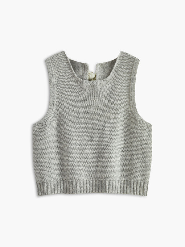 Knit Bow Back Top