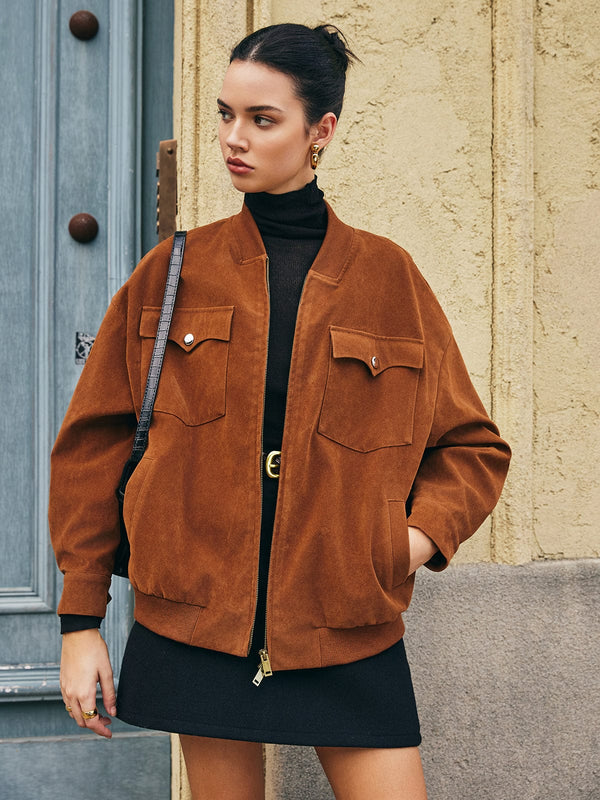 Auburn Luxe Suede Jacket