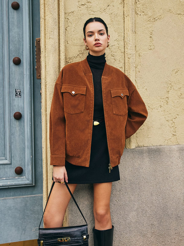 Auburn Luxe Suede Jacket