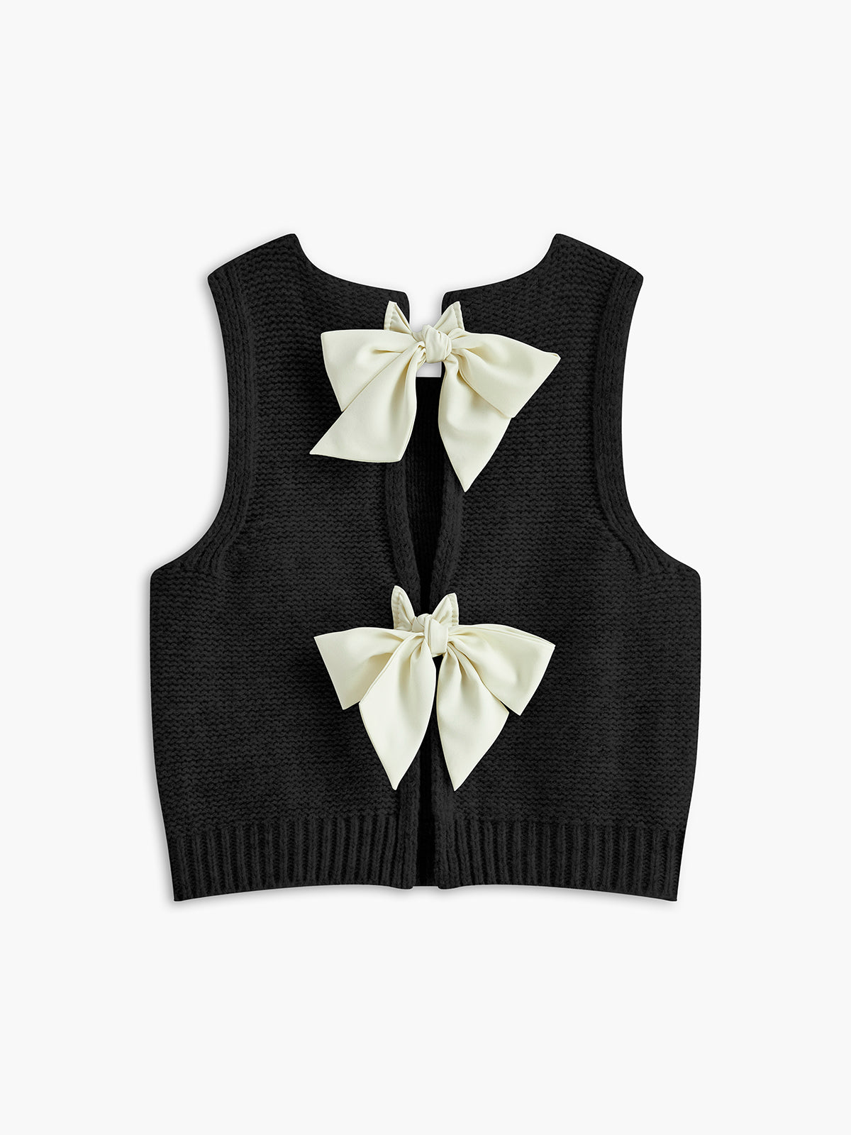Knit Bow Back Top